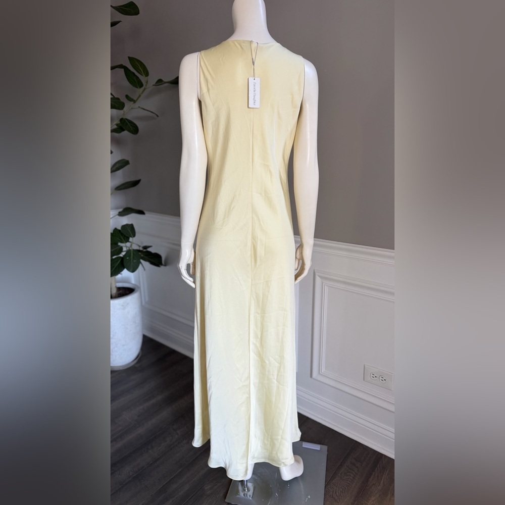 Favorite Daughter The Favorite Column Dress in Yellow Cream Sleeveless Sz M NWT - Picture 9 of 10